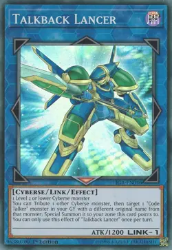 Talkback Lancer - FIGA-EN046 - Super Rare - 1st Edition NM Yugioh Fist of the Ga - Image 1