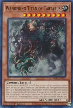 Wandering Titan of Tartarus - ROTA-EN021 - Common - 1st Edition NM Yugioh Rage o - Image 1
