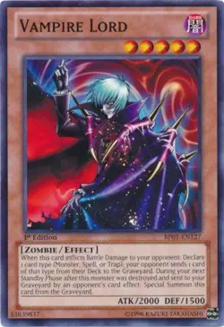 Vampire Lord - BP01-EN127 - Common - 1st Edition LP Yugioh Battle Pack: Epic Daw - Image 1