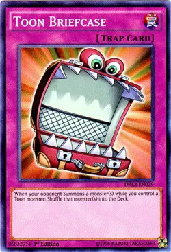 Toon Briefcase - DRL2-EN029 - Super Rare - 1st Edition NM Yugioh Dragons of Lege - Image 1