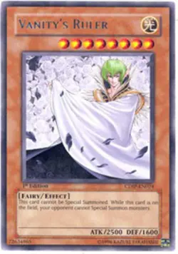 Vanity's Ruler - CDIP-EN024 - Rare - 1st Edition NM Yugioh Booster Set Cards (GX - Image 1