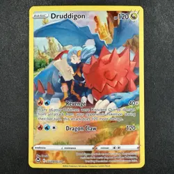 Pokemon TCG Druddigon TG09/30 Silver Tempest Trainer Gallery Ultra Rare Card - Image 1