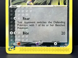 Houndour 59/97 EX Dragon E Reader Pokemon TCG Card 2003 Non Holo Common LP - Image 4