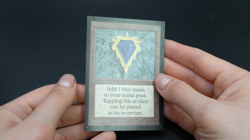 Mox Sapphire Magic Card International Collectors' Edition ICE MTG - Image 2