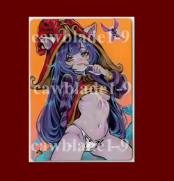 Hand Painted Altered MTG Card, Island , Anime Girl, by Cawblade - Image 1