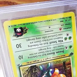 Erika's Gloom 46/132 GYM HEROES 1st Edition Graded Pokemon Card - PSA 7 - Image 3