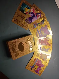 Pokemon 23K Gold-Plated Trading Cards Collection Set - Image 3