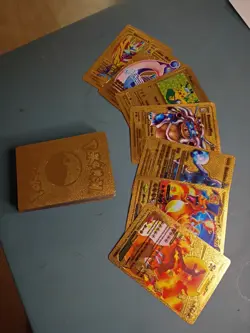 Pokemon 23K Gold-Plated Trading Cards Collection Set - Image 4