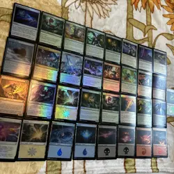 Magic The Gathering Edge Of Eternity Foil, Galaxy Foil Card Lot 33x Cards - Image 1