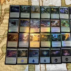 Magic The Gathering Edge Of Eternity Foil, Galaxy Foil Card Lot 33x Cards - Image 2