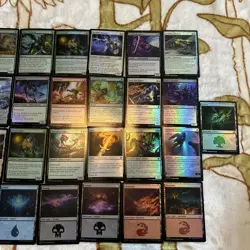 Magic The Gathering Edge Of Eternity Foil, Galaxy Foil Card Lot 33x Cards - Image 3