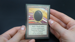 Mox Jet Magic Card International Collectors' Edition ICE MTG - Image 2