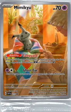 Pokemon Mimikyu - Promo SV: Scarlet & Violet Promo Cards 075 Sealed NM - Image 1
