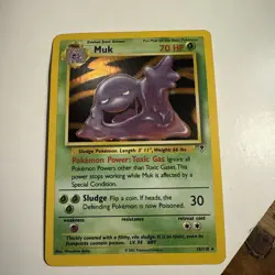 Pokemon Card Muk 16/110 Legendary Collection WOTC Rare LP/Played - Image 1