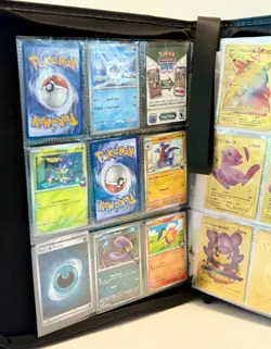 NEW~Pokemon Large Quality Binder (400+ Cards) Zipper Closure~w/Strap NICE! - Image 3