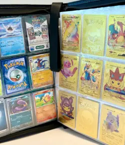 NEW~Pokemon Large Quality Binder (400+ Cards) Zipper Closure~w/Strap NICE! - Image 4