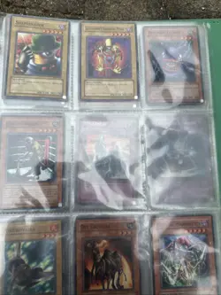 YuGiOh Old School Cards 1996 Lot Childhood Cards Vintage Lot Bulk Tcg Binder - Image 1