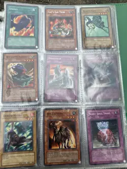 YuGiOh Old School Cards 1996 Lot Childhood Cards Vintage Lot Bulk Tcg Binder - Image 3
