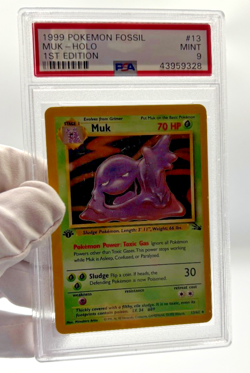 Pokemon Cards - PSA 9 1st Edition Muk 13/62 - Fossil Set - MINT - PSA9 - Image 4