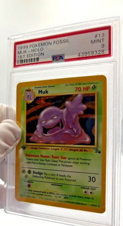 Pokemon Cards - PSA 9 1st Edition Muk 13/62 - Fossil Set - MINT - PSA9 - Image 5