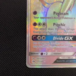 2017 Pokemon TCG Sun & Moon Espeon GX Rainbow Secret Rare Card 152/149 MP - Image 5