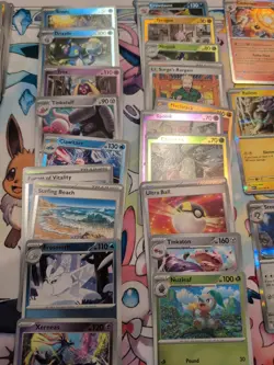Lot Of 120 Pokemon Cards from Mega Evolution - Holo, Reverse, And Bulk - Image 3