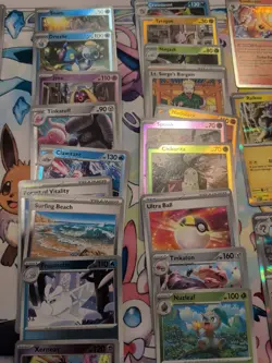 Lot Of 120 Pokemon Cards from Mega Evolution - Holo, Reverse, And Bulk - Image 4