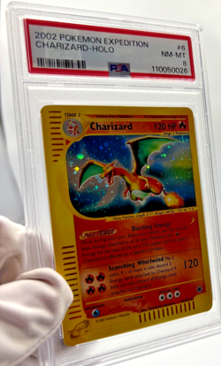 Pokemon Cards - PSA 8 Charizard 6/165 - Expedition Base Set Holo - NM-MT - Image 3