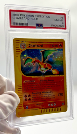 Pokemon Cards - PSA 8 Charizard 6/165 - Expedition Base Set Holo - NM-MT - Image 4