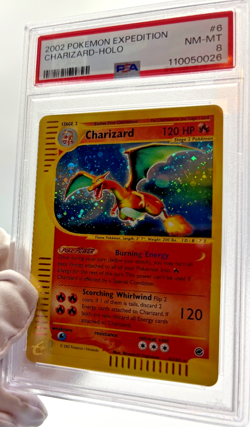 Pokemon Cards - PSA 8 Charizard 6/165 - Expedition Base Set Holo - NM-MT - Image 5
