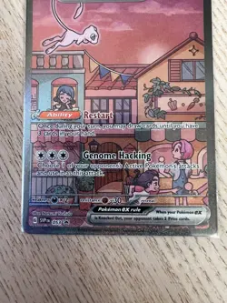 Mew ex SVP 053 Pokemon TCG Scarlet Violet 151 Black Star Promo Full Art Card NM - Image 3