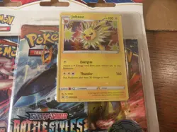 G-35 Pokemon Battle Styles 3 booster pack blister promo card Jolteon - Image 2