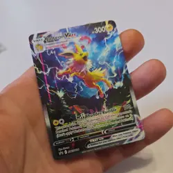 jolteon v max SWSH184 Black Star Promo fullart Pokemon Card - Image 2