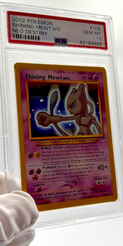Pokemon Cards - PSA 10 Shining Mewtwo 109/105 - Neo Destiny - GEM MT - PSA10 - Image 4
