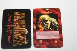 VAMPIRES Card INWO Illuminati New World Order Game - Image 1
