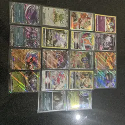 Pokemon Card Lot SIR, IR, GG, V, Vstar, & EX - Image 1