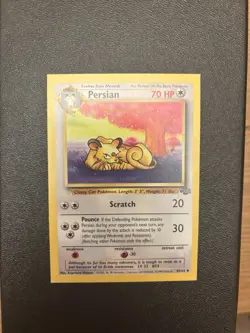Pokemon Square Cut Error Persian Jungle Card - Image 1