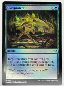 Overprotect U Bloomburrow 185 NM FOIL - Image 1