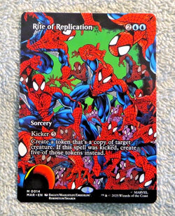 Rite of Replication M 0014 Mythic Borderless - Magic MTG Marvel's Spider-Man - Image 2