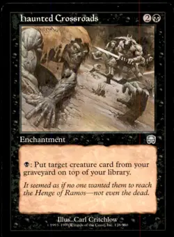 MTG Haunted Crossroads LP Light Play Mercadian Masques [1234] - Image 1