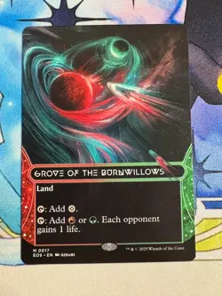 2025 MTG Edge Of Eternities Grove Of The Burnwillows Borderless #17 - Image 1