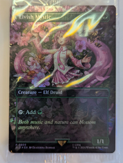 Elvish Mystic Foil (0805) English MTG Hatsune Miku Secret Lair NM-Mint - Image 1