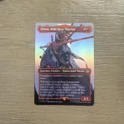MTG Firion, Wild Rose Warrior (Borderless) FOIL Final Fantasy - Image 1