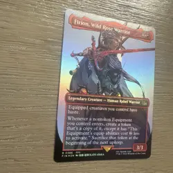 MTG Firion, Wild Rose Warrior (Borderless) FOIL Final Fantasy - Image 2