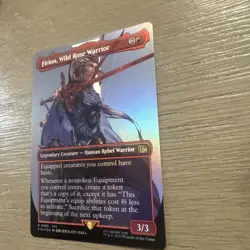 MTG Firion, Wild Rose Warrior (Borderless) FOIL Final Fantasy - Image 3