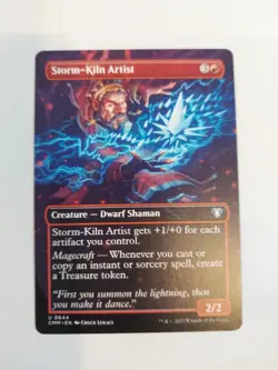 Storm-Kiln Artist (Borderless) Commander Masters Regular - Image 1