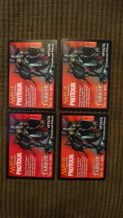 Magic: the Gathering / MtG Vampire Token (2/2, Flying) x4 Khans of Tarkir - Image 2