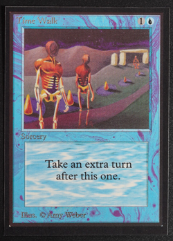 Time Walk Magic Card International Collectors' Edition ICE MTG - Image 1
