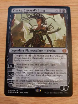 Vraska, Betrayal's Sting - 115/271 (Phyrexia) - Near Mint NM - Mythic - Image 1