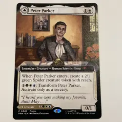Peter Parker Amazing Spider-Man | Disney Exclusive Promo | Magic: Gathering MTG - Image 1